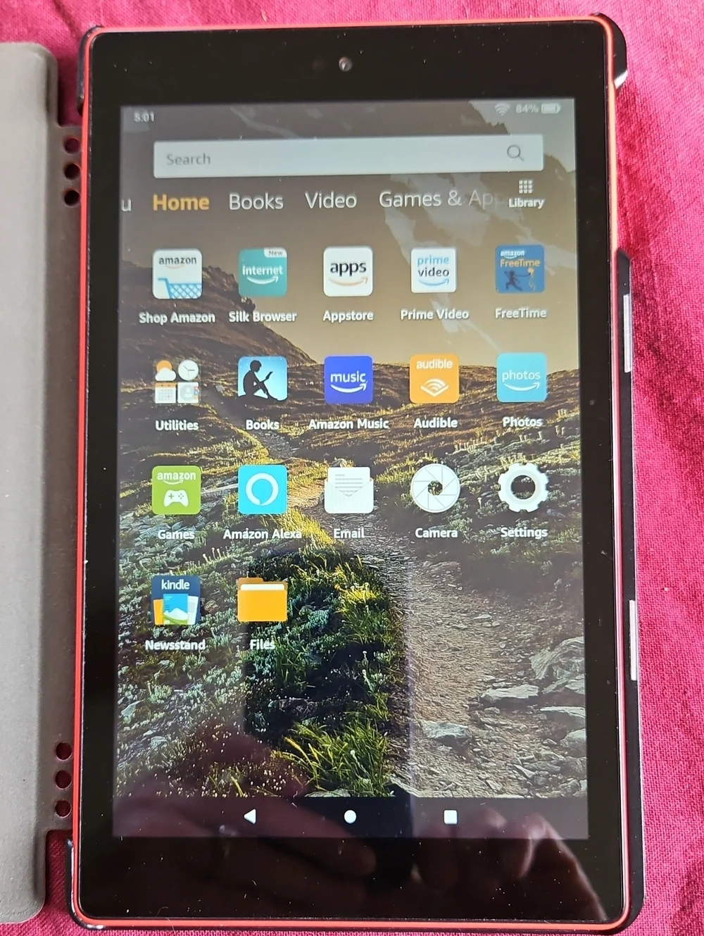 Amazon Fire HD 8 Tablet - Red - 7